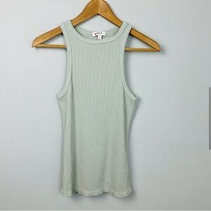 Beautiful Agolde Ribbed High Neck Tank In Pistachio Sz M